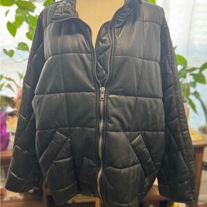We The Free Black Puffer Jacket